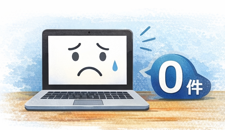 ホームページはあるが問い合わせが来ない